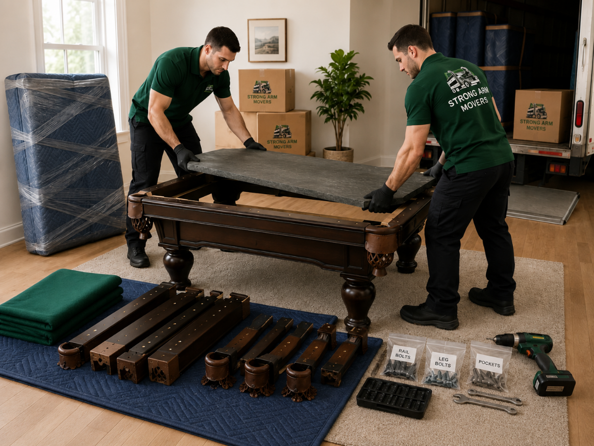 relocation of pool table